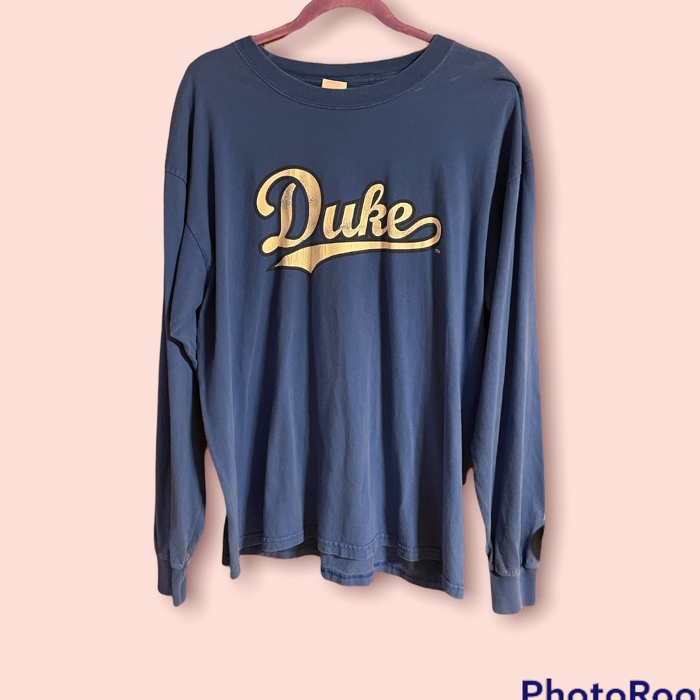 Vintage Gildan Duke Long Sleeve Shirt Size XL